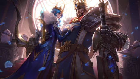 Queen Ashe and King Tryndamere Wild Rift
