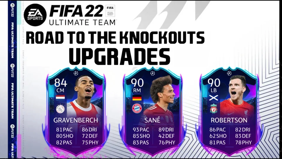 FIFA 22 Road to the Knockouts: player cards and how to upgrade