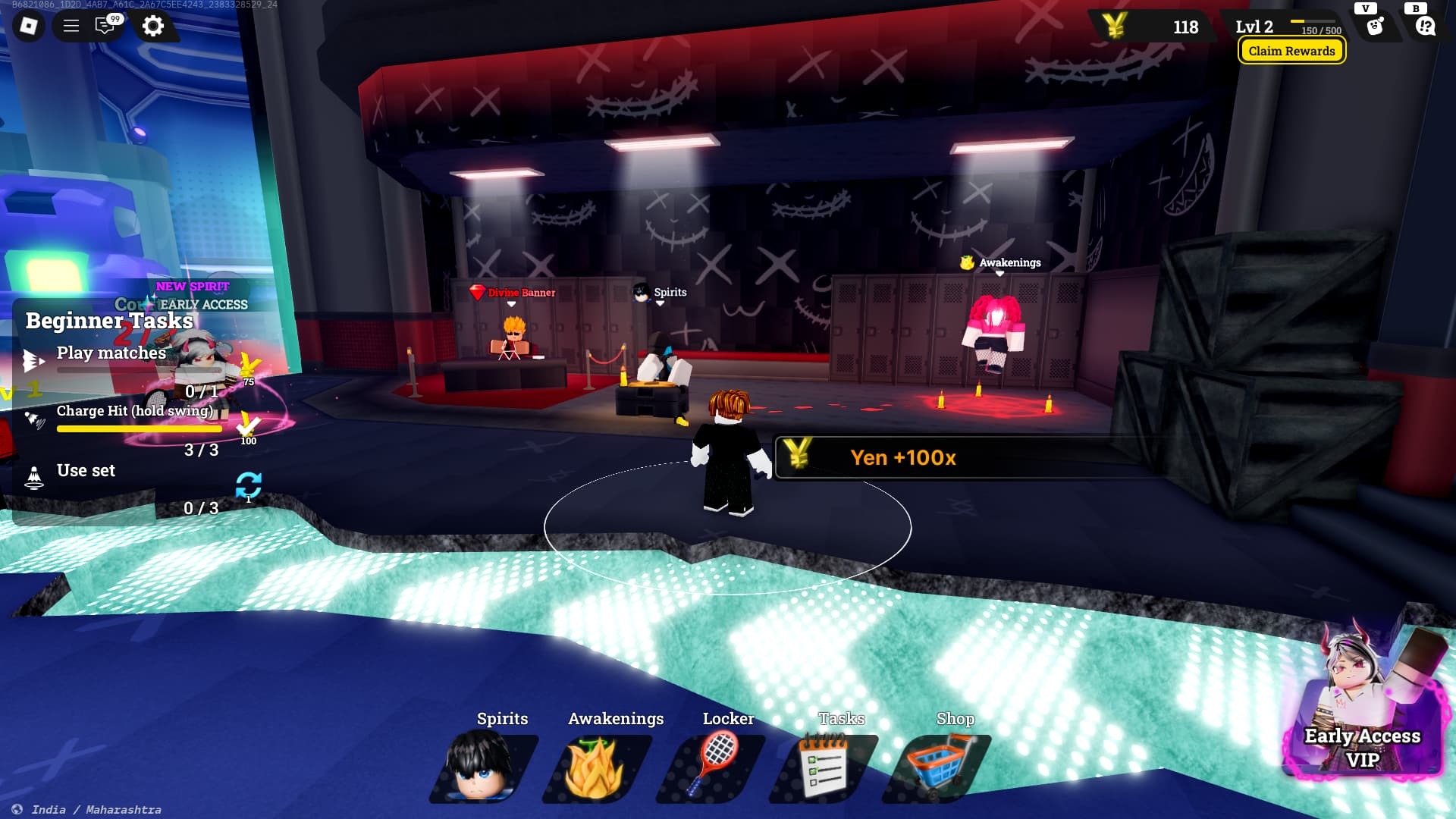 Racket Rivals Spirits NPC