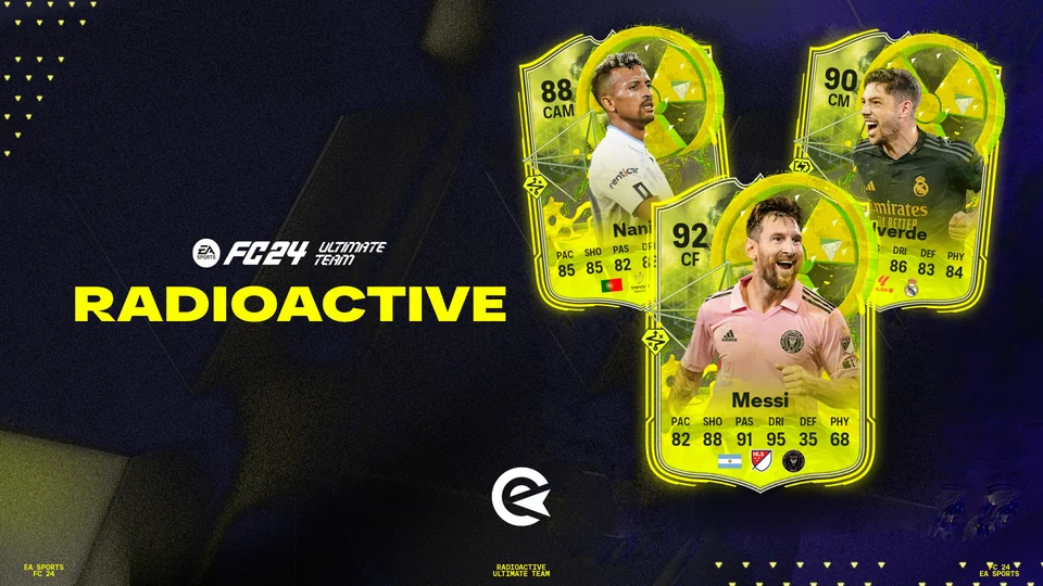 EA FC 24 Radioactive Team 1 squad confirms huge Lionel Messi and