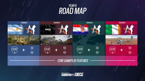 Rainbow Six Siege Year 6 Road Map