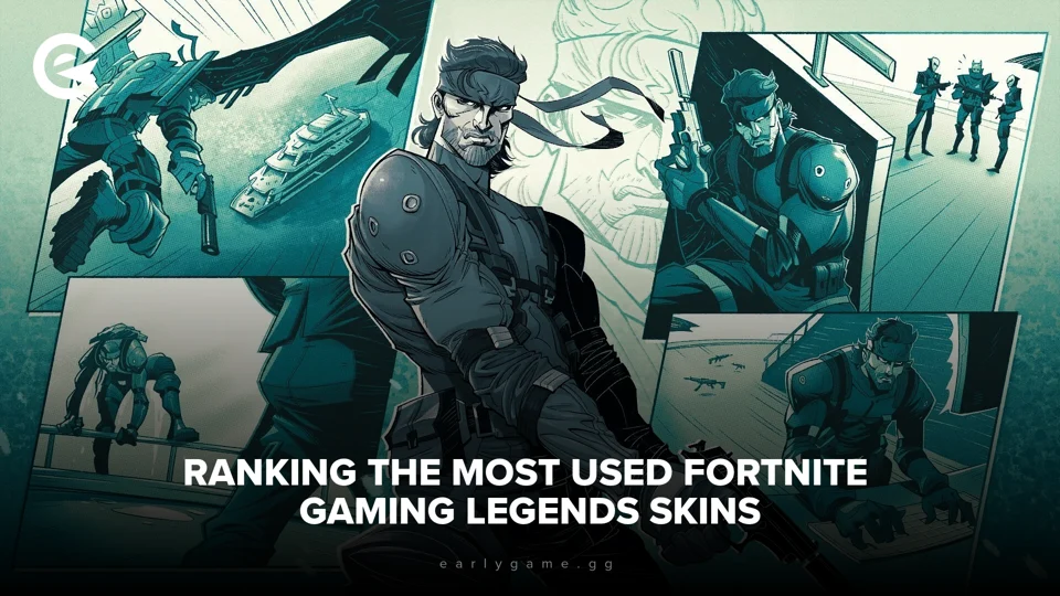 EarlyGame | Ranking the most used Fortnite gaming legends skins