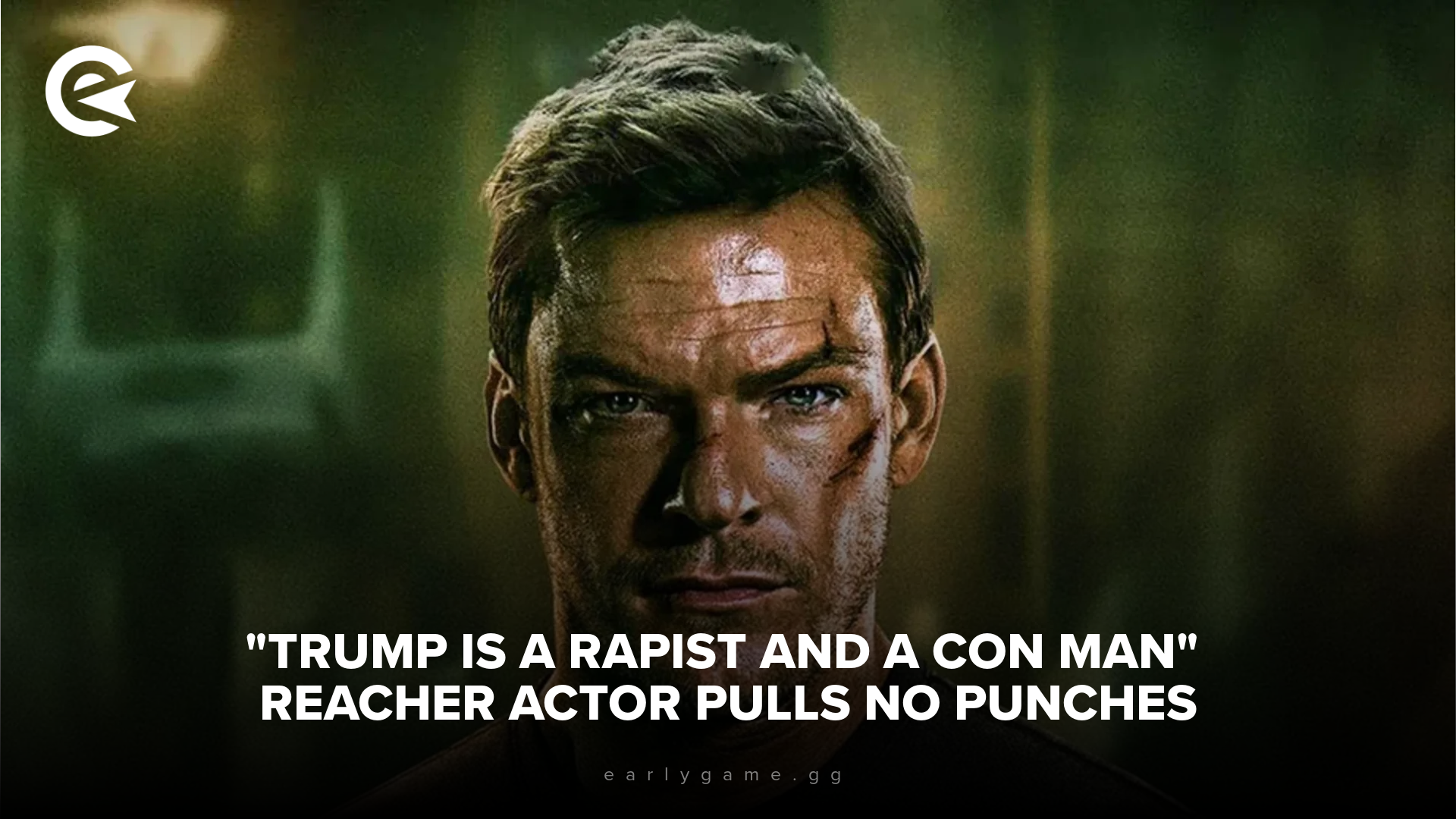 Reacher Actor speaks on trump