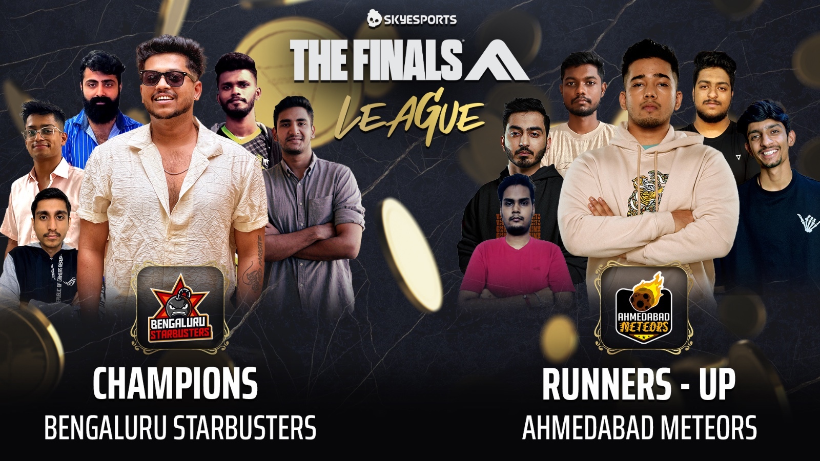 Bengaluru Starbusters Won Skyesports THE FINALS League