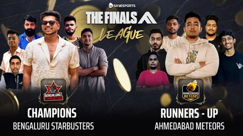 Red Parasites Bengaluru Starbusters Won Skyesports THE FINALS League