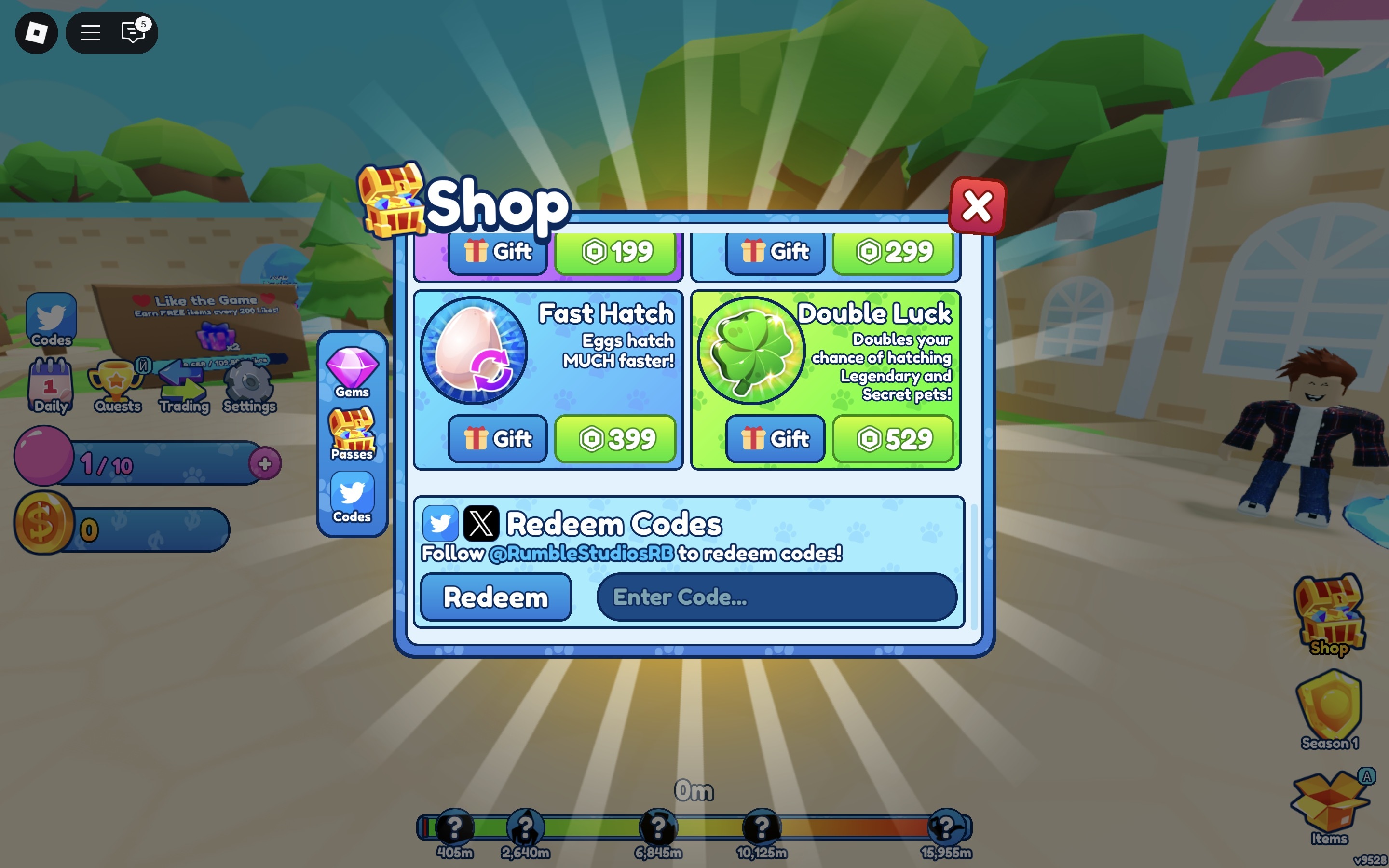 Redeem Codes In Bubble Gum Simulator Infinity