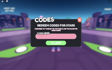 Redeem Codes In Collect Stars For UGC