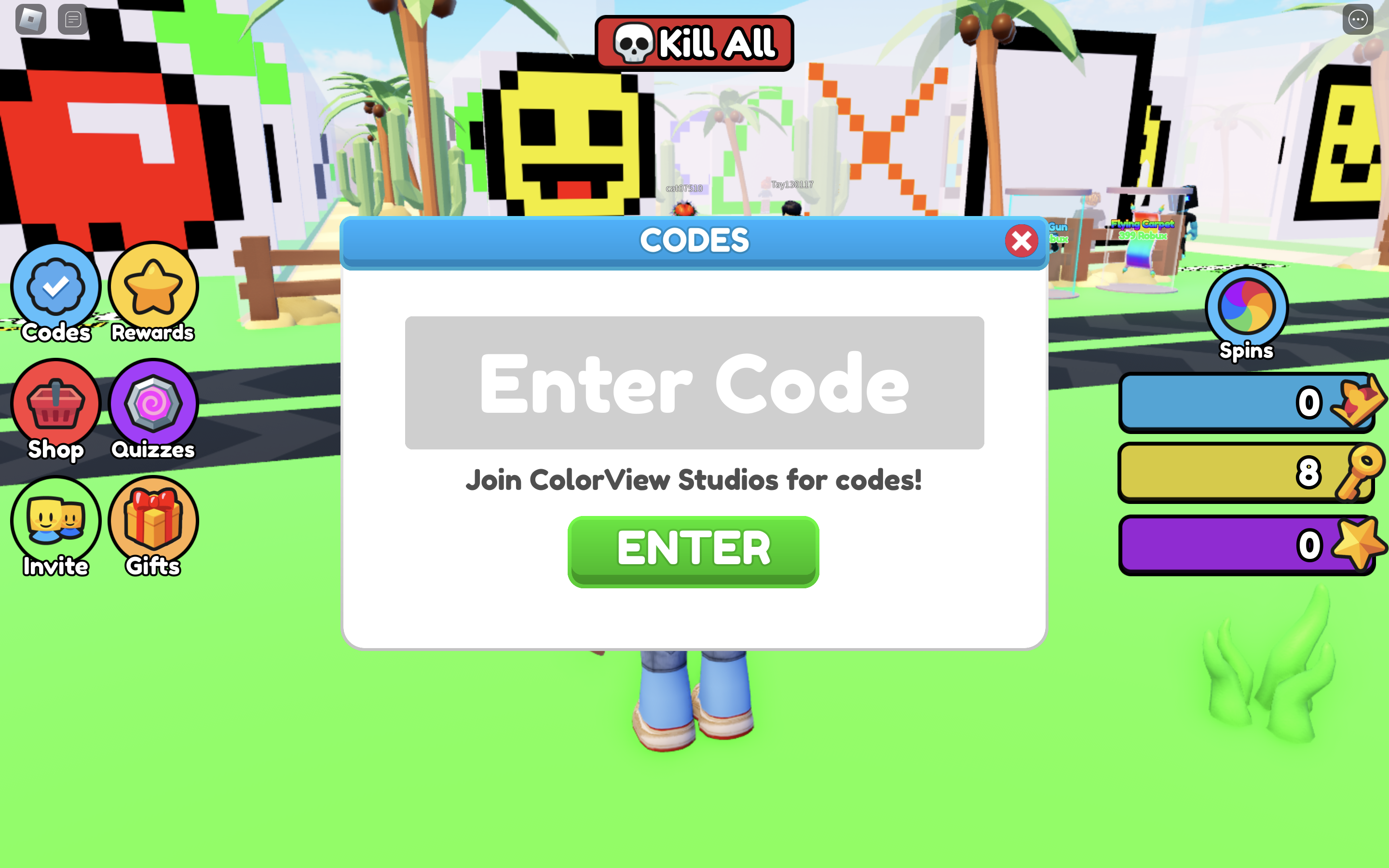 Redeem Codes In Drawing Quiz