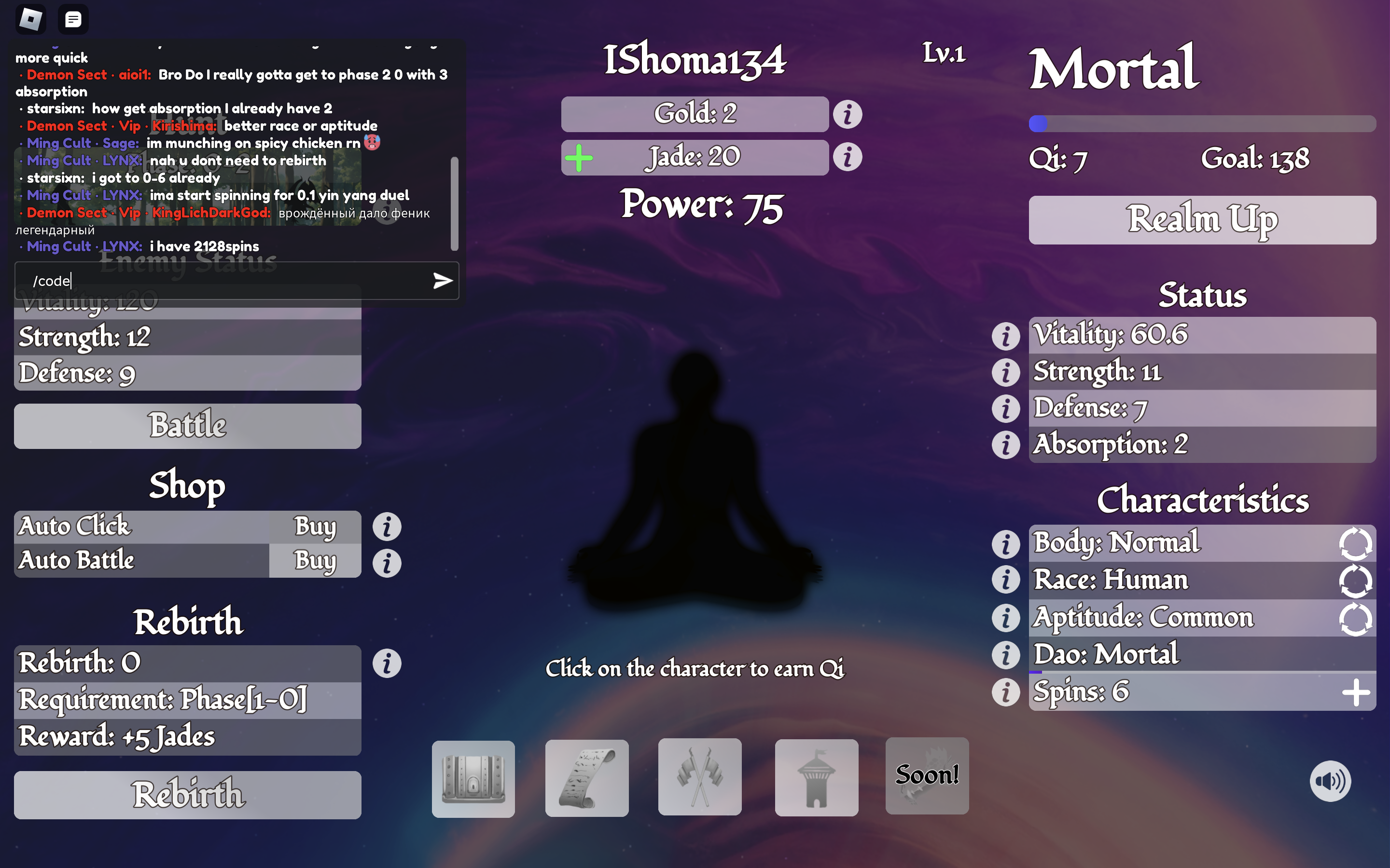 Redeem Codes In Eternal Soul 2