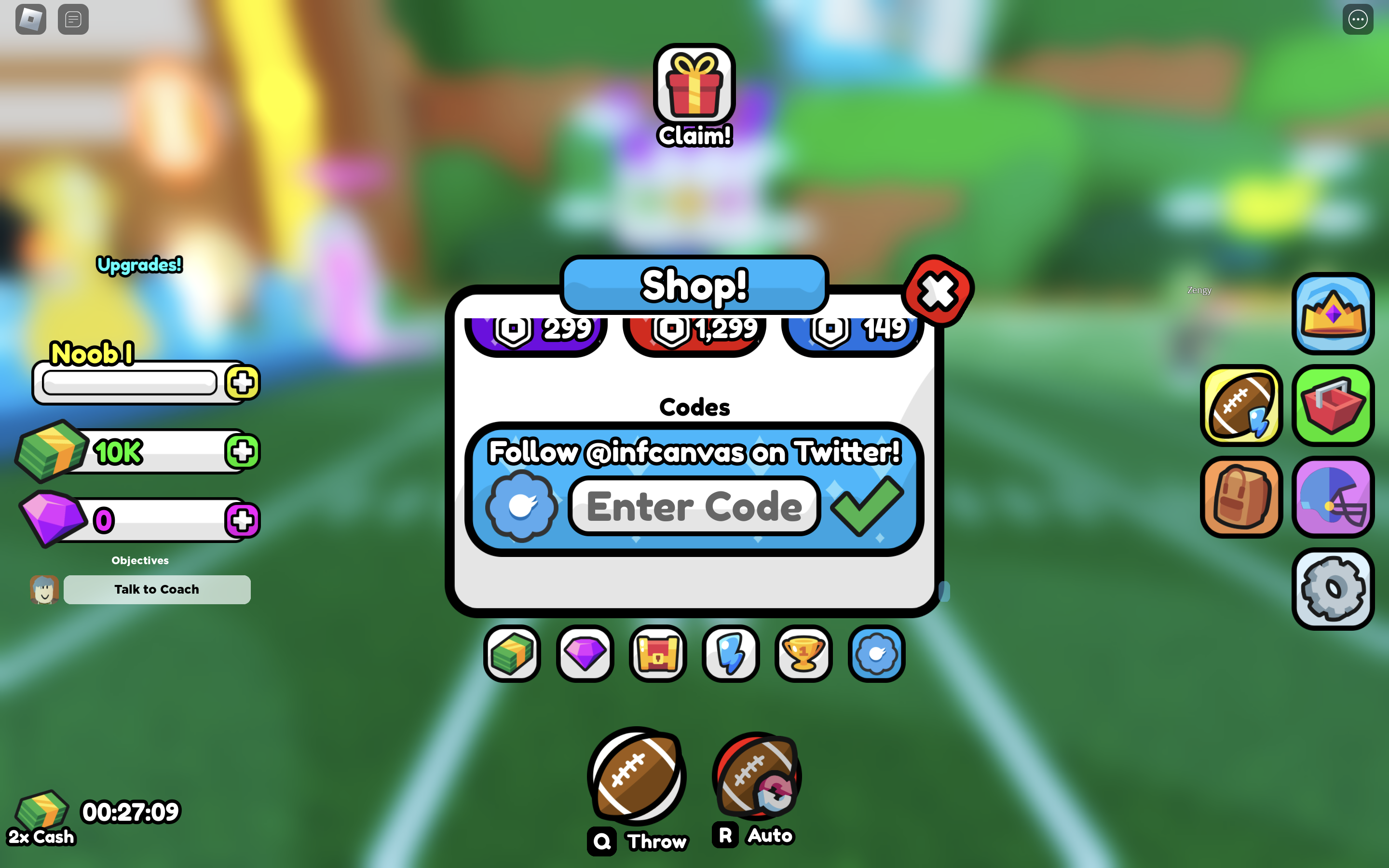 Redeem Codes In Football Pro Simulator