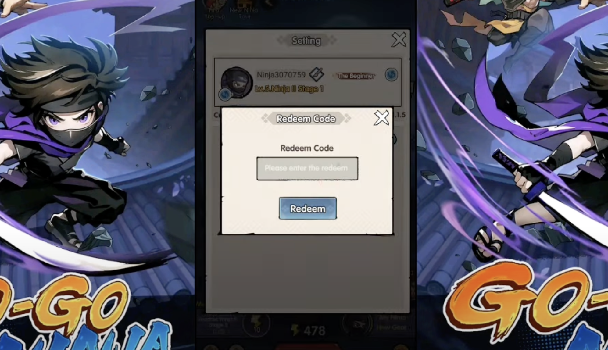 Redeem Codes In Go Go Ninja