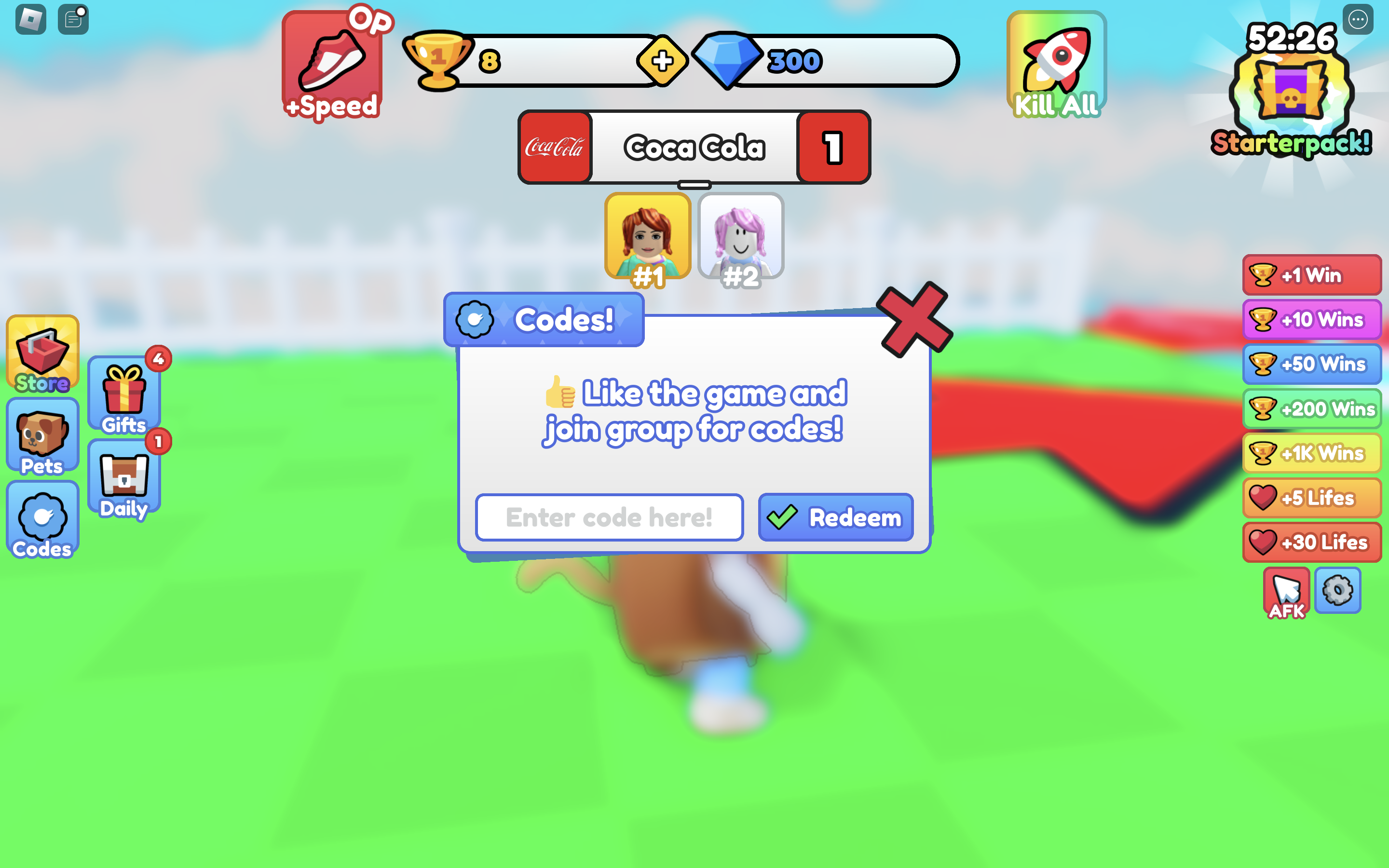 Redeem Codes In Logo Block Race
