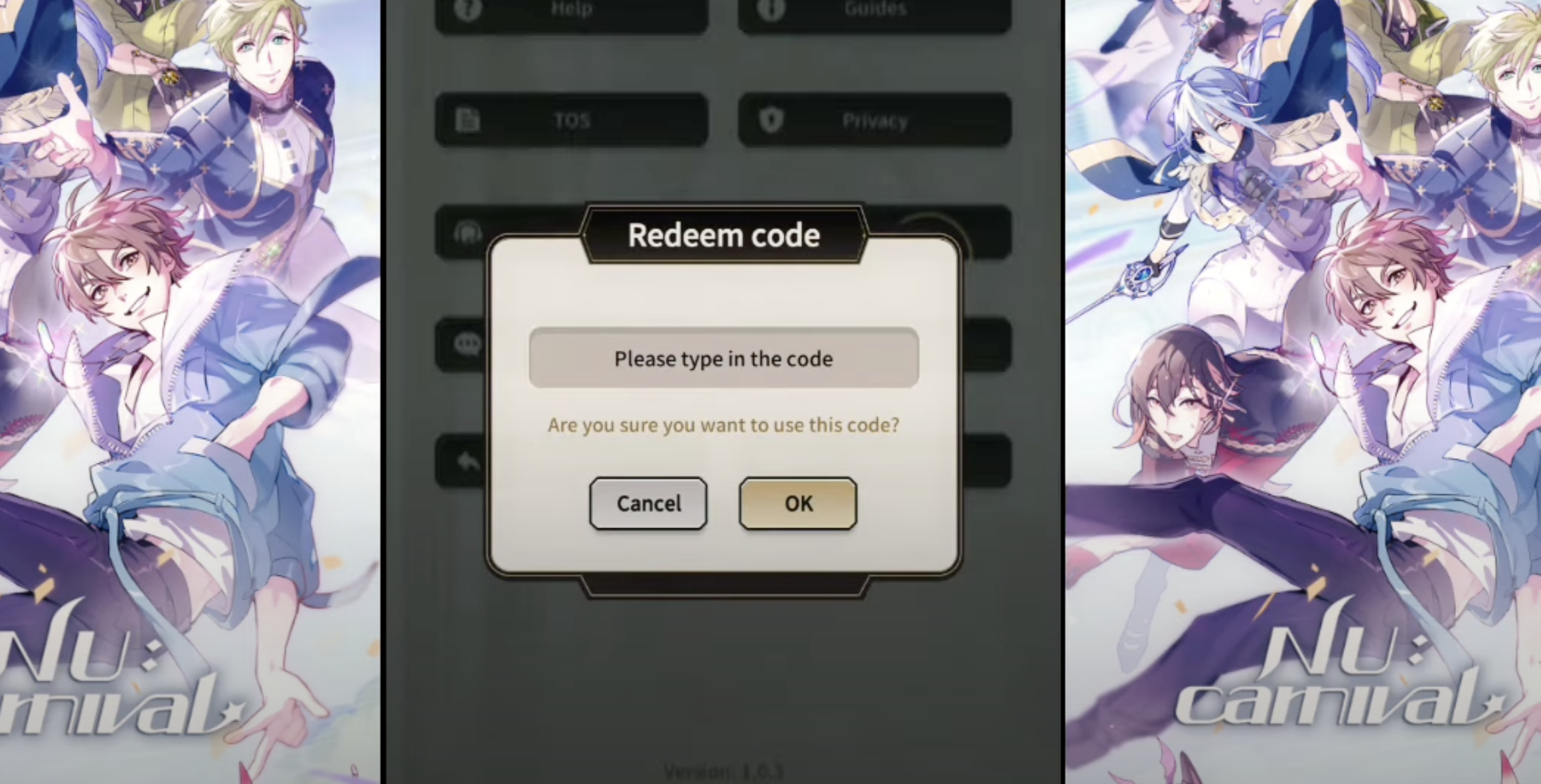 Redeem Codes In Nu Carnival
