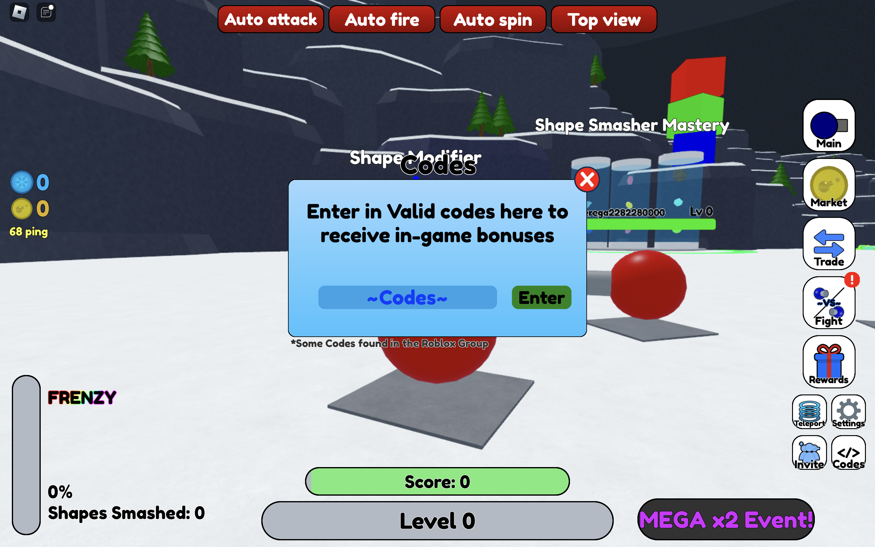 Redeem Codes In Shape Smasher Simulator