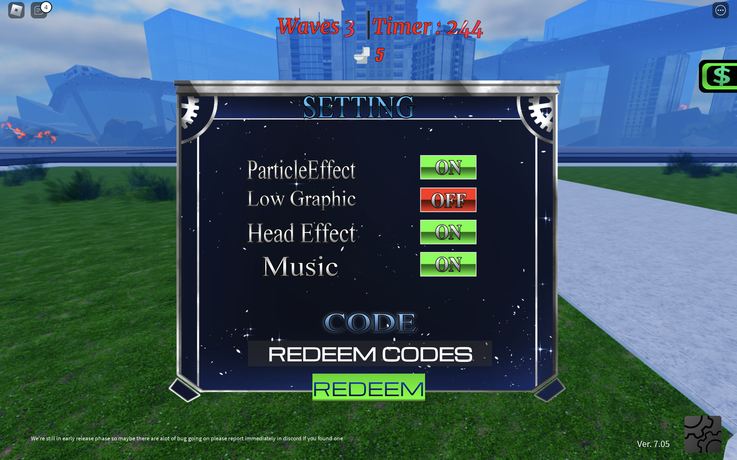 Redeem Codes In Skibidi Toilet Blockade Battlefront
