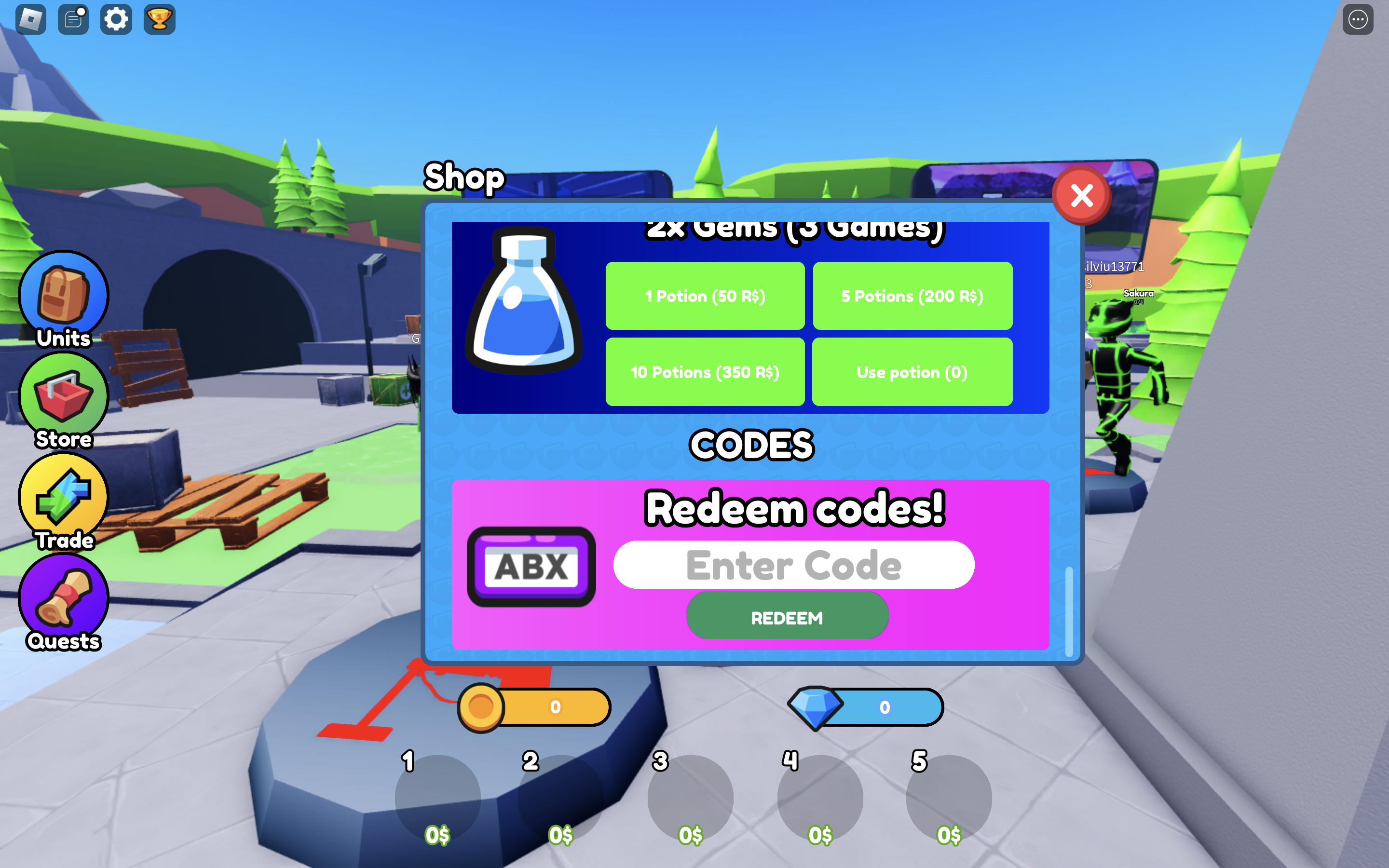 Redeem Codes in Bathroom Defense 2