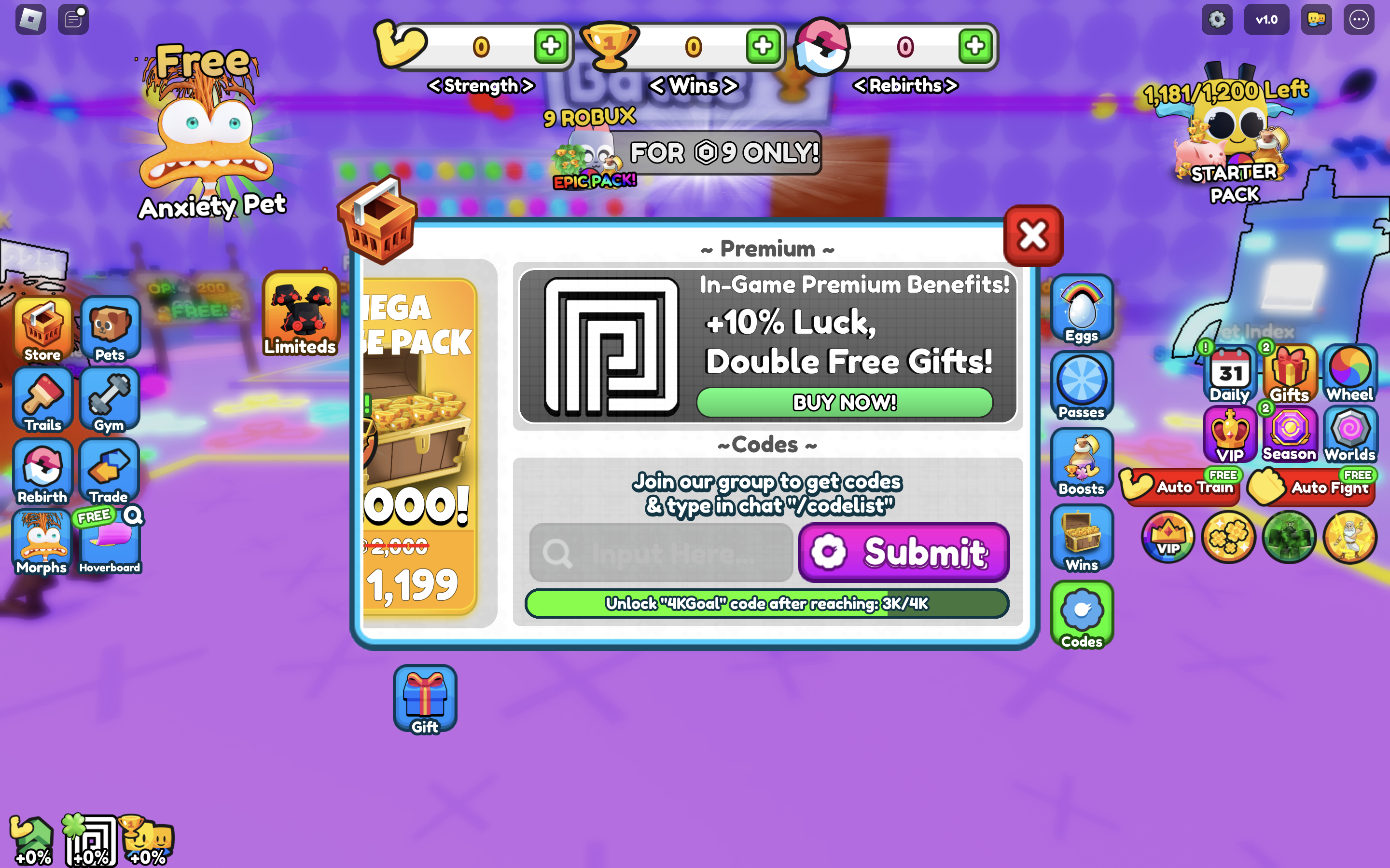 Redeem Codes in Inside Out 2 Simulator