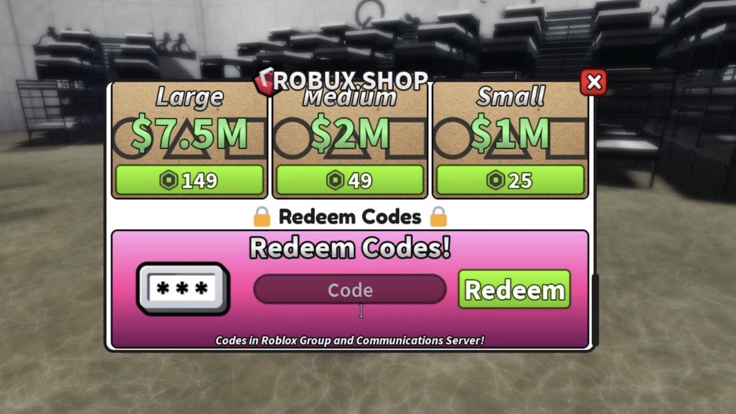 Redeem Codes in Octopus Game