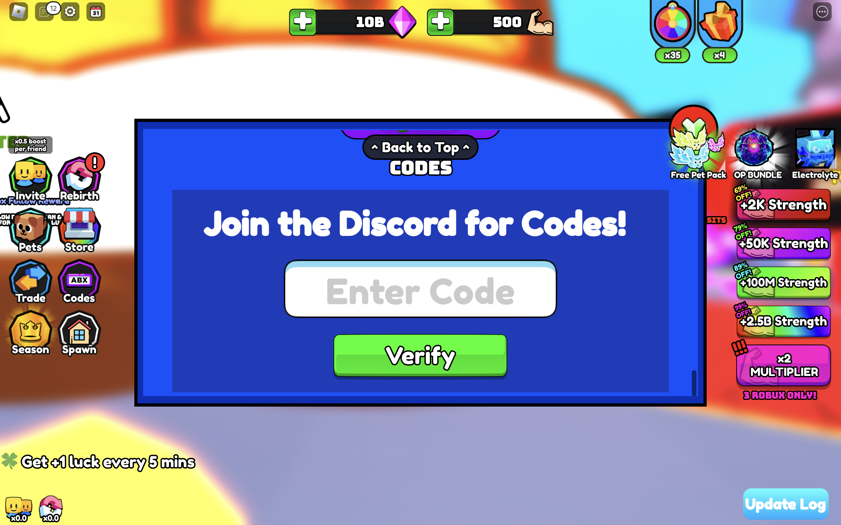 Redeem Codes in Punch Simulator X