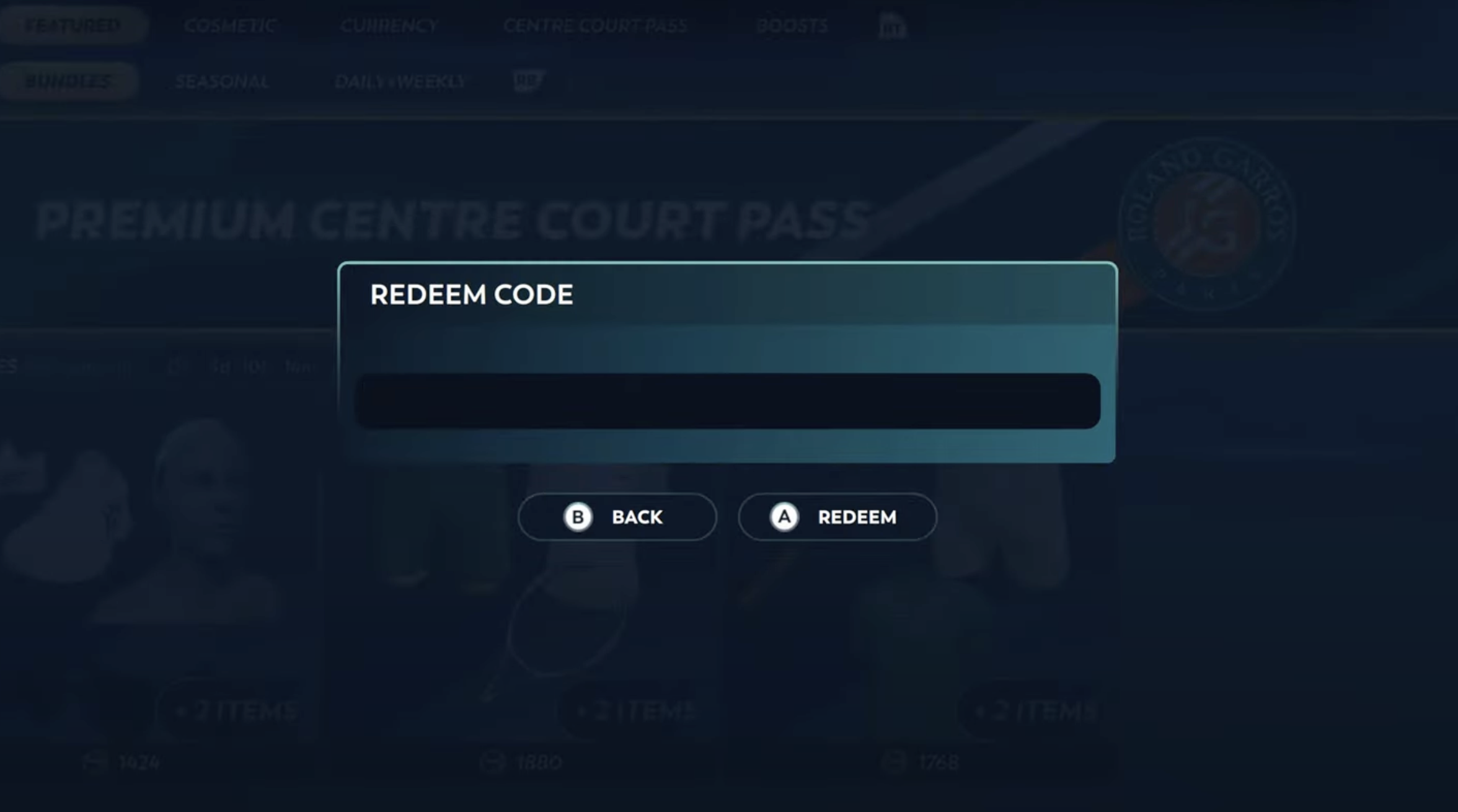 Redeem Locker Codes In Top Spin 2 K25
