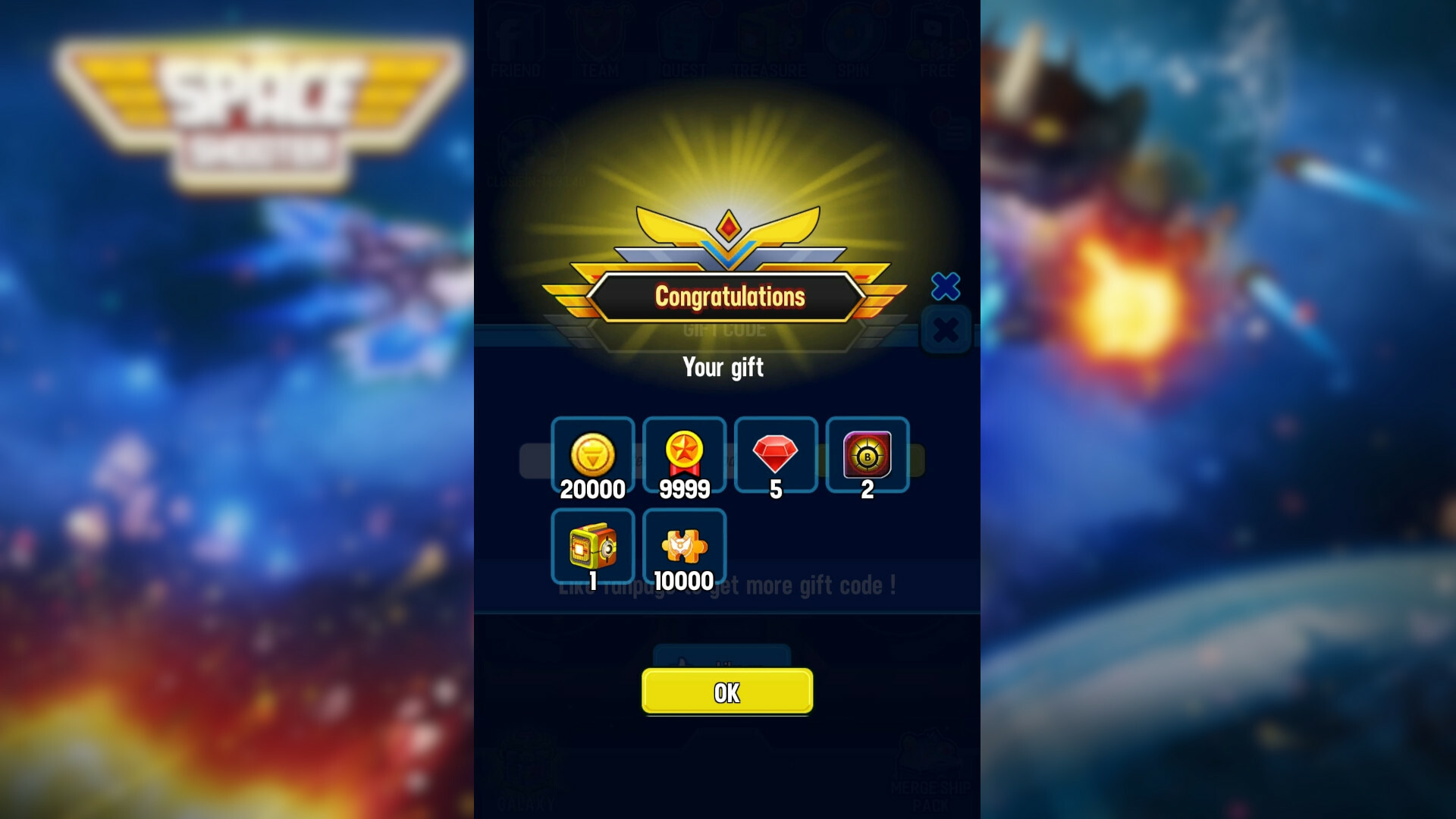 Space Shooter Codes (August 2025) MobileMatters