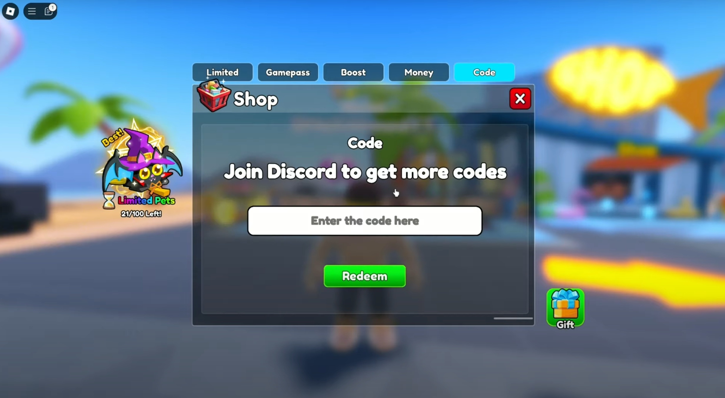 Redeem Gym Star Simulator Codes