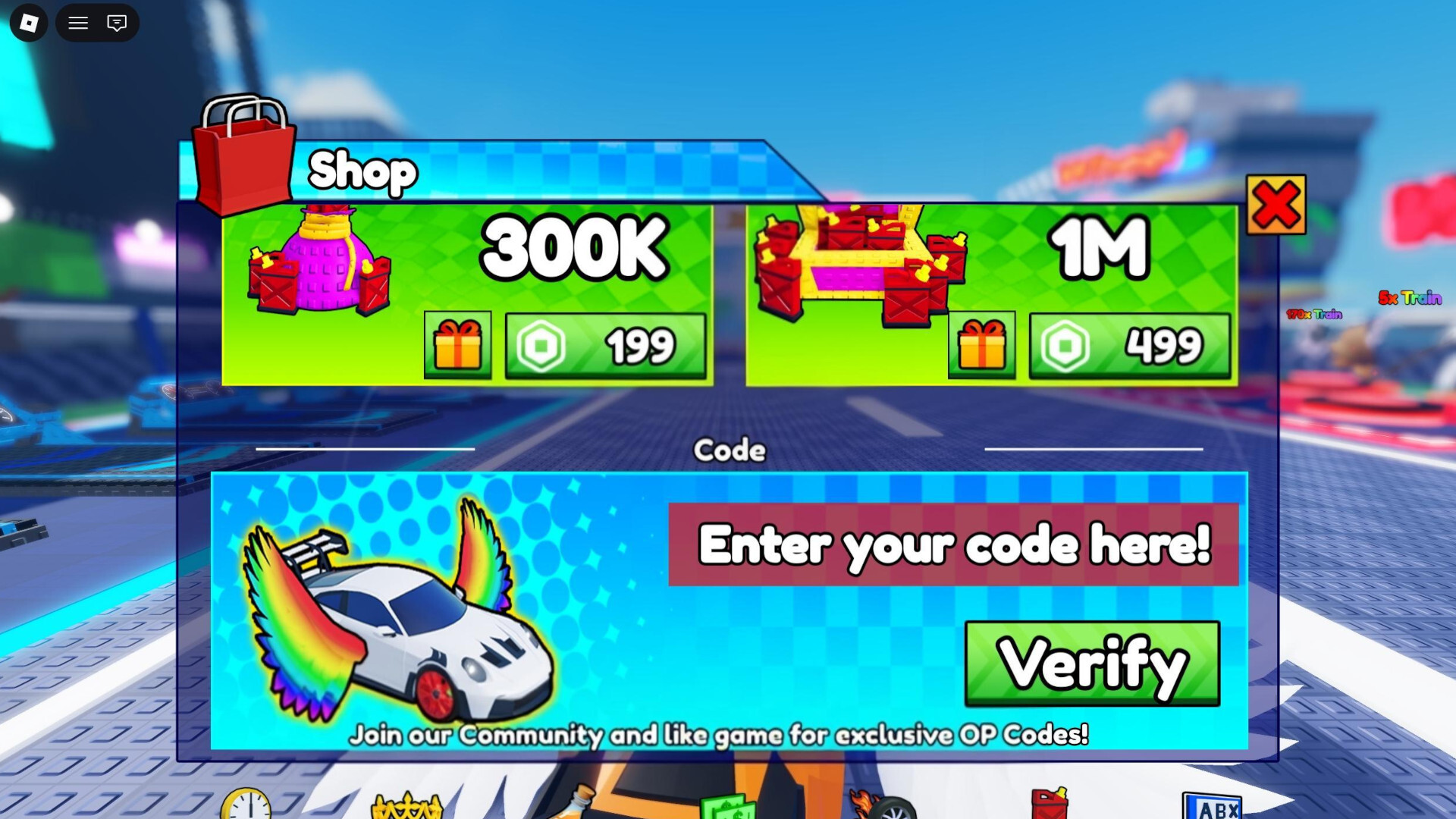 Redeeming Codes 1 Speed Car Escape