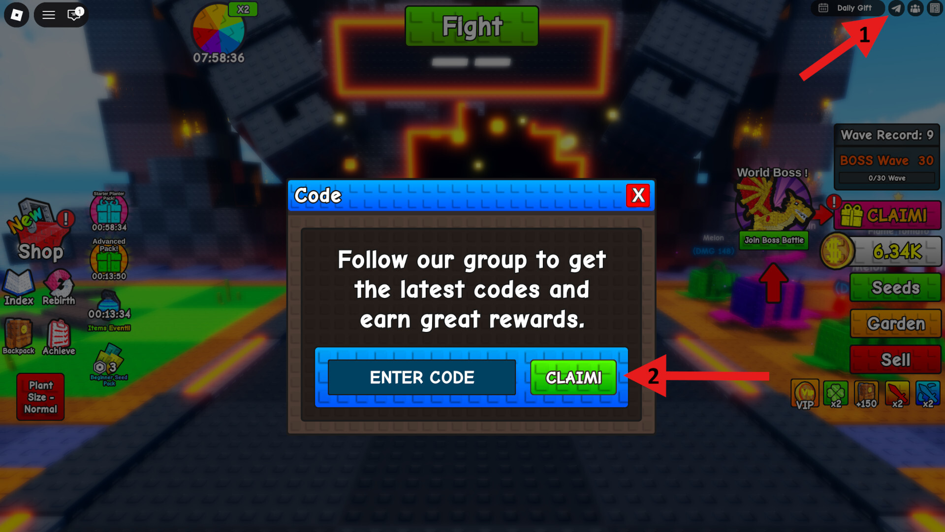 Redeeming Codes in Plant Brainrot Simulator