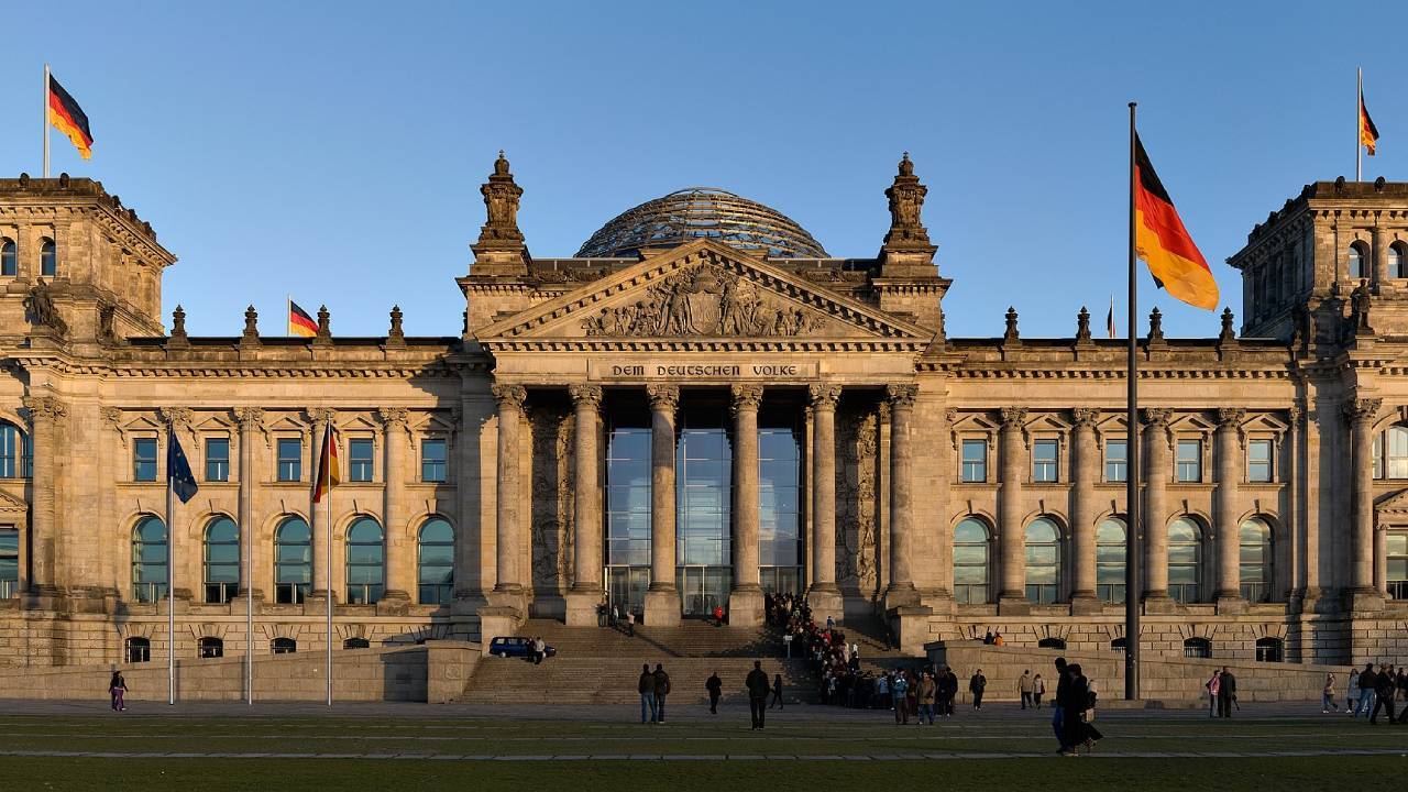 Reichstagsgebäude in Berlin