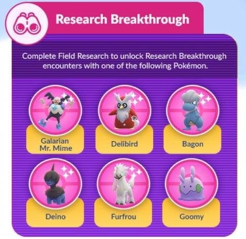 Pokémon GO on X: Research: 🔍 Research Breakthrough