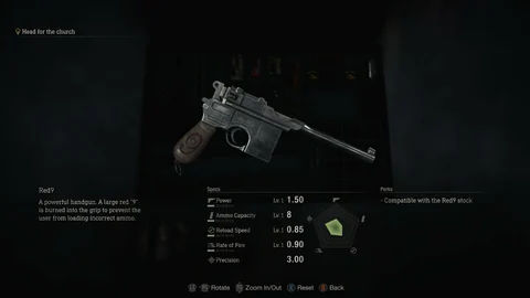Resident Evil 4 Red9 Stats