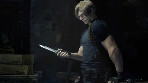 Resident Evil 4 Remake sad Leon