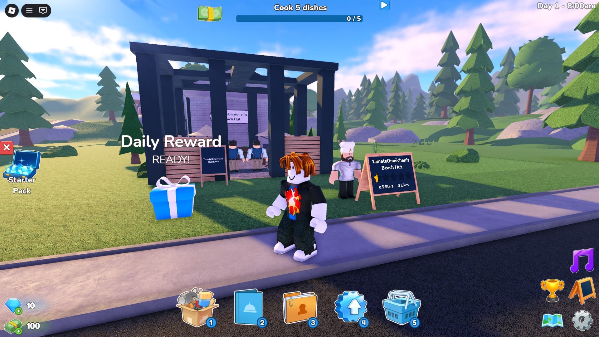 Restaurant Tycoon 3 get more codes