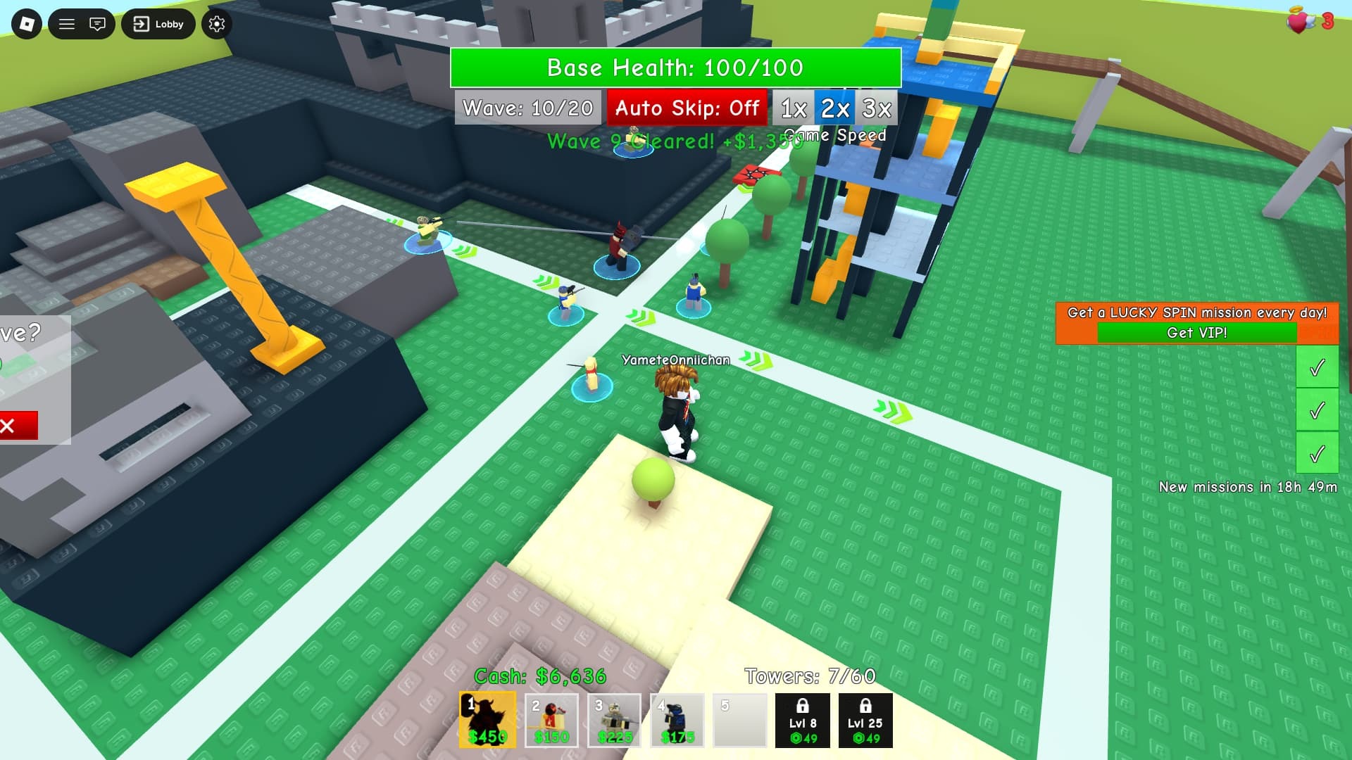 Retro Tower Defense active codes