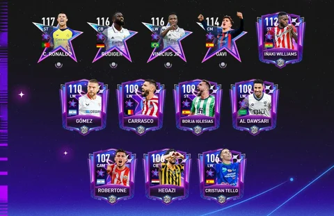 FIFA Mobile Retro Stars All Official Cards & Ratings