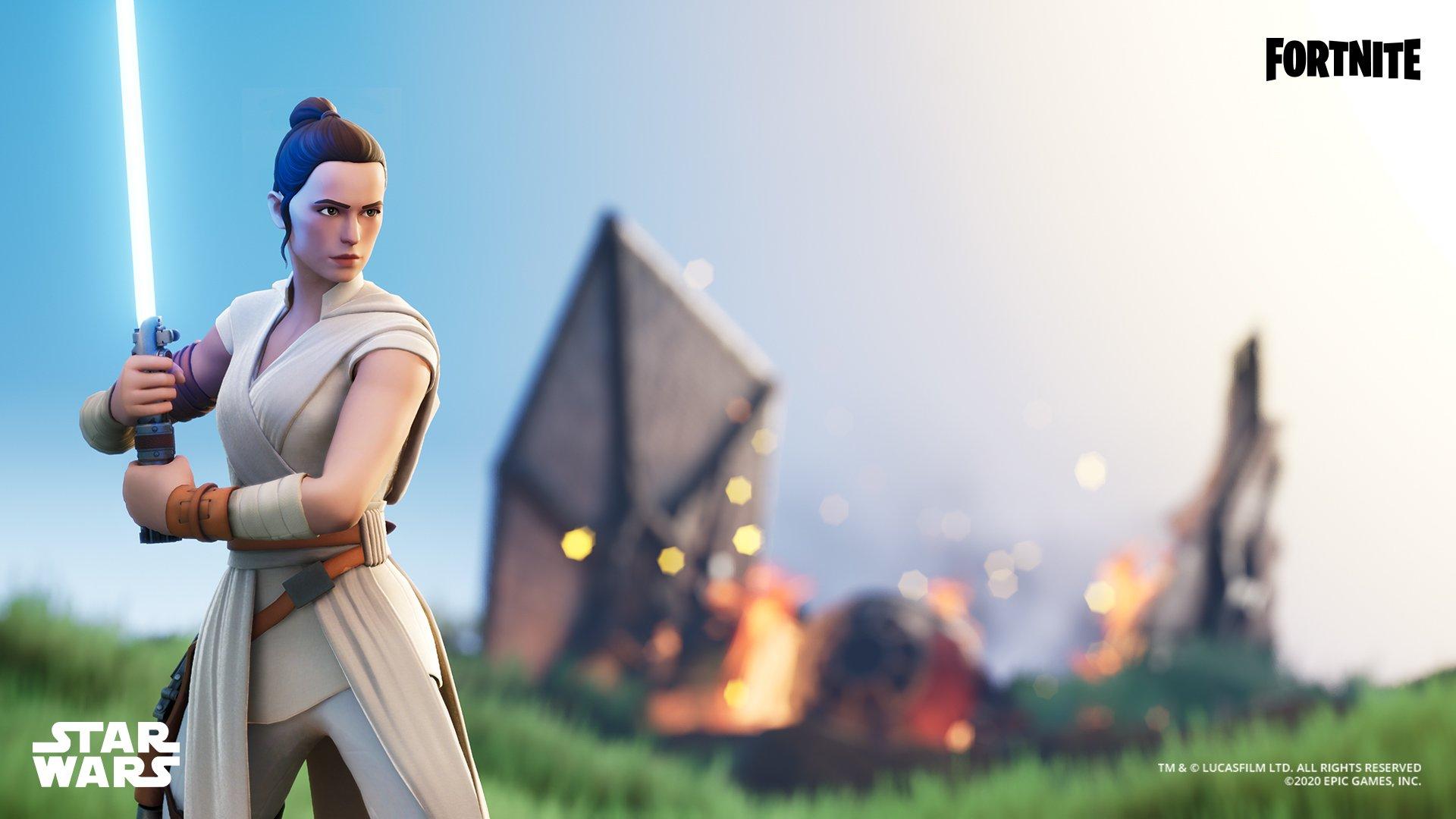 Световые мечи возвращаются в Fortnite x Star Wars?