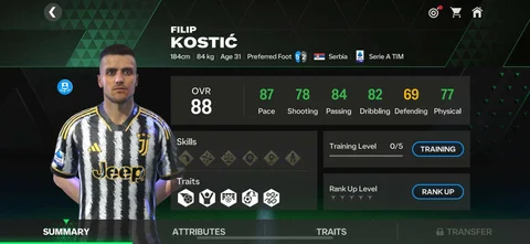 Rivals Kostic cheapest solution fc mobile