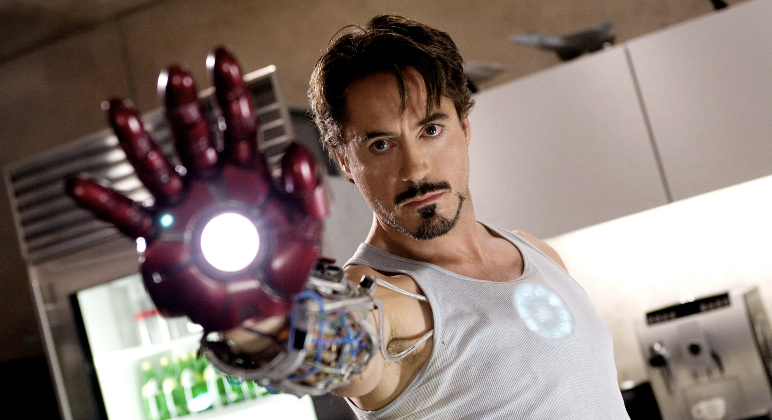 Robert Downey Jr in Iron Man