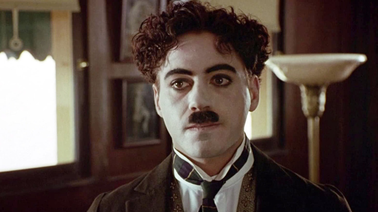 Robert Downey Jr mirrors Charlie Chaplin