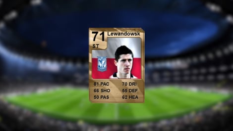 Robert Lewandowski Ultimate Team FIFA 09