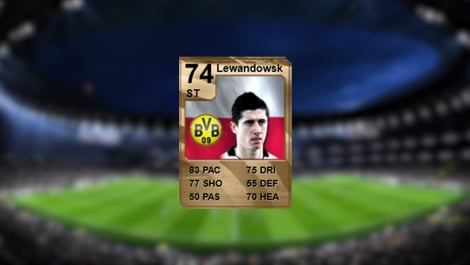 Robert Lewandowski Ultimate Team FIFA 10