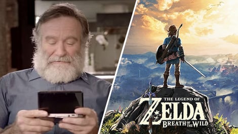 Robin Williams Zelda Celebrities Games