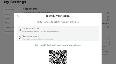 Roblox Age Verify