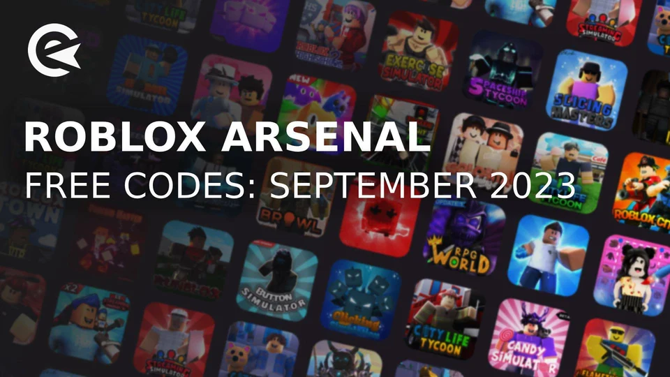 ALL CODES WORK* Arsenal ROBLOX