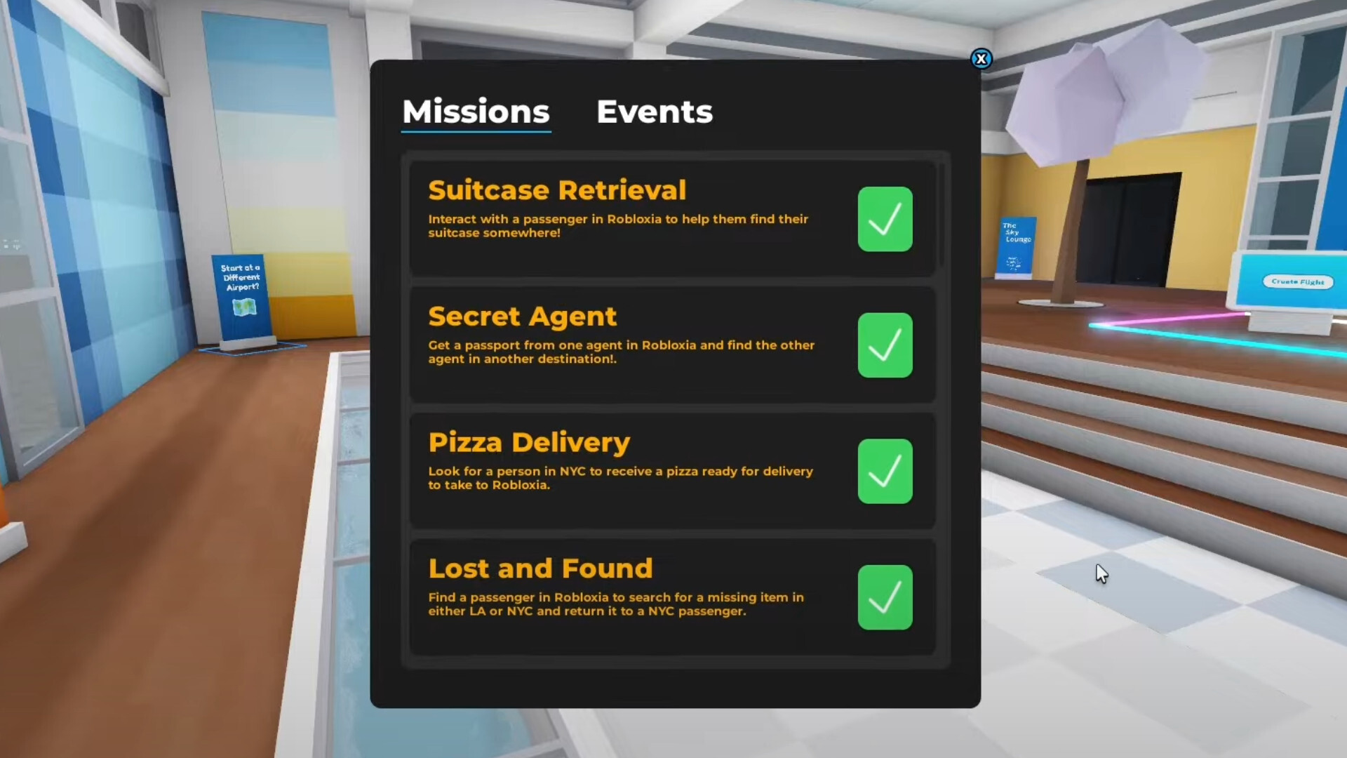 Roblox Cabin Crew Simulator Missions