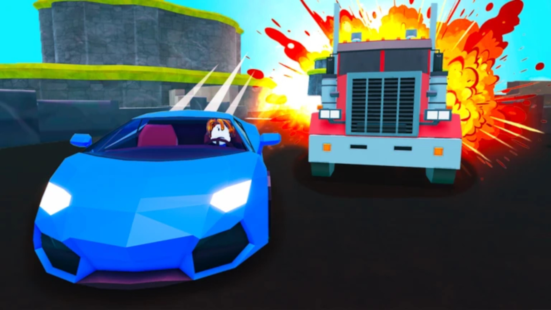 Roblox Cars vs Trucks
