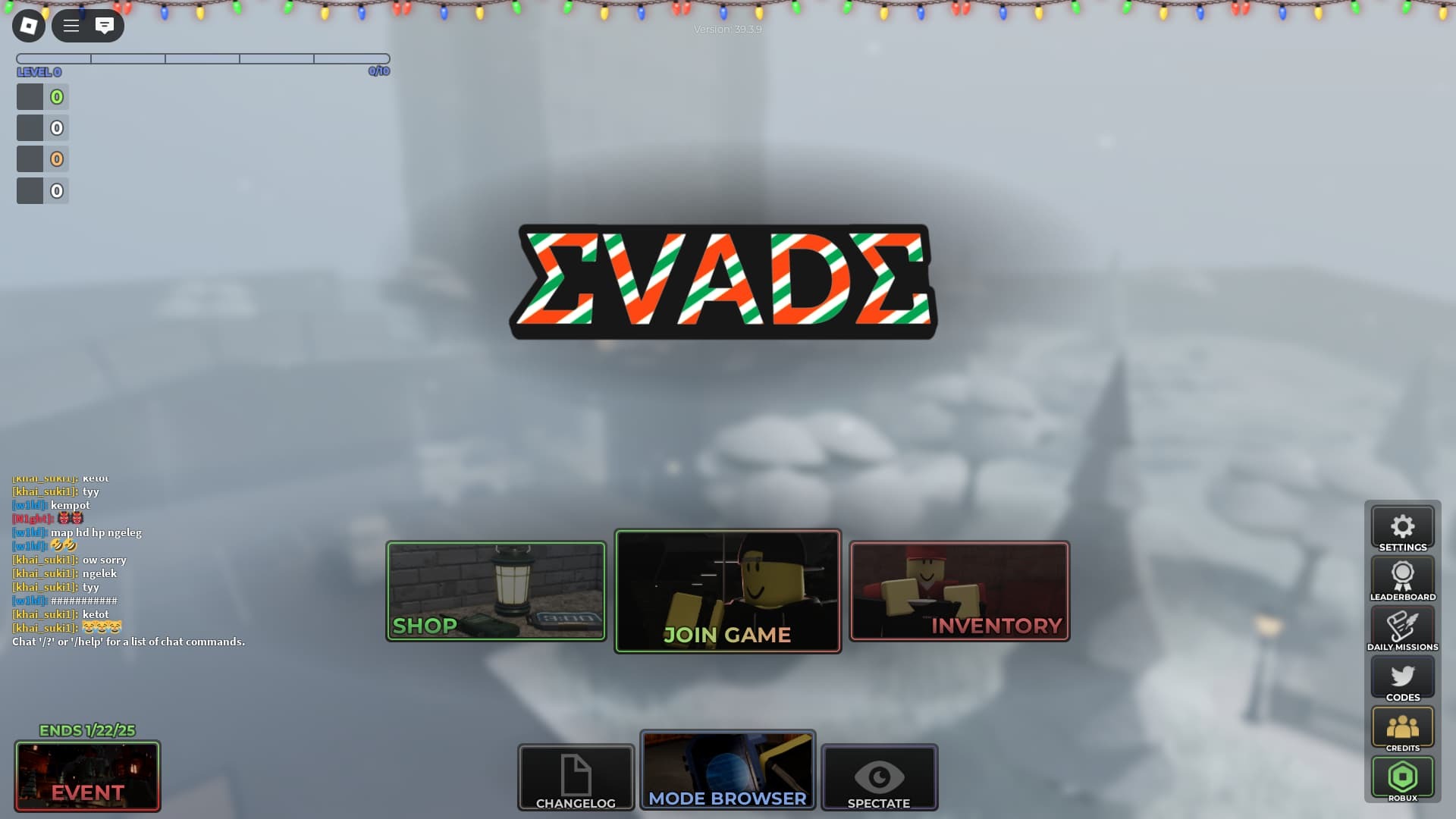 Roblox Evade how to redeem codes 2