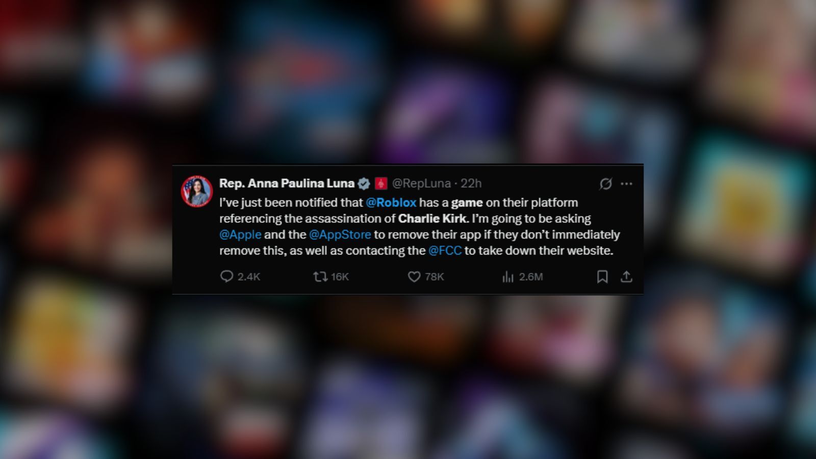 Roblox Has A Game Referencing Assassionation Of Charlie Kirk Along With Offensive Cosmetics