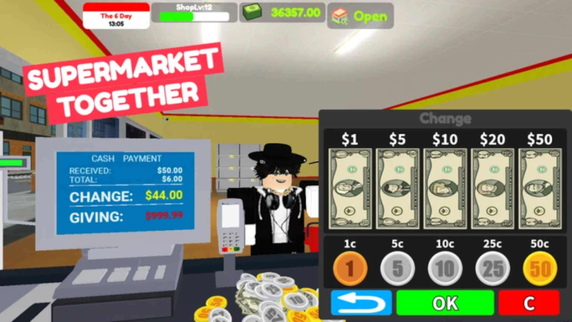 Roblox Supermarket Together Codes