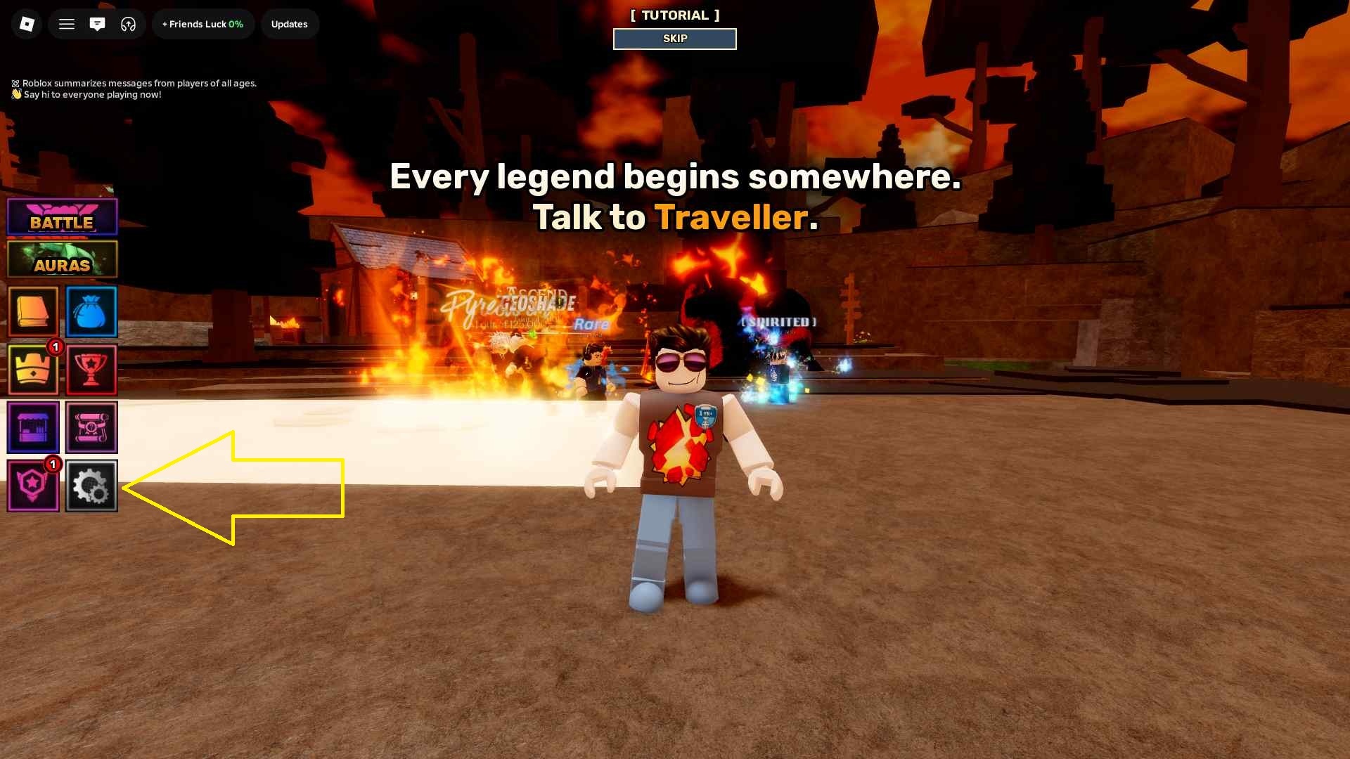 Roblox Unscathed RNG how to redeem codes 1